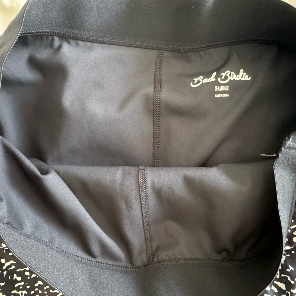 Bad Birdie - Black and White Skort & Crop Polo Set - Golf / Tennis - Picture 2 of 4